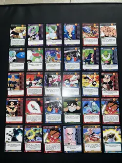 Dragon Ball Z Panini Card LOT CCG - 30 NM Cards DBZ Common, UC TCG Bulk - Image 1