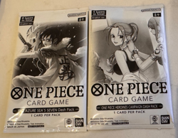 2x One Piece Card Game The Azure Sea's Seven & Heroines Campaign Dash Pack Promo - Image 1