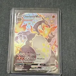Charizard VMAX SV107/SV122 Shining Fates Shiny Vault Full Art Holo Rare Card - Image 1
