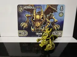 Dragamonz Figure- WORMSKULL MYSTIC WITH PLAYING CARD RS26 - Image 1