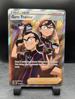 Gym Trainer (Full Art) 191/195 SWSH12: Silver Tempest - Pokemon Card - NM - Image 1