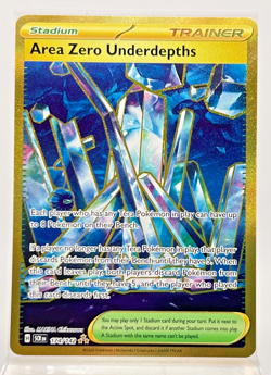 Area Zero Underdepths 174/142 GOLD Hyper Rare Pokemon Card 2024 Stellar Crown - Image 1