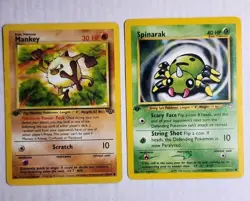 VINTAGE POKEMON CARD LOT OF 21 - BASE SET, FOSSIL, JUNGLE, SOME 1ST EDITION - Image 4