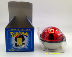 POK'EMON Limited Edition MEWTWO 23K Gold-Plated TRADING CARD in POK'EMON BALL - Image 2