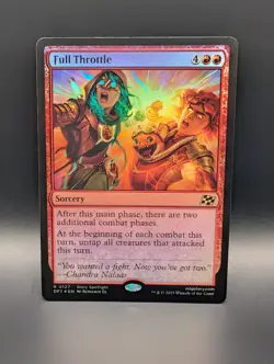 MTG - Full Throttle - FOIL - Sorcery - DFT #127 - Rare - Image 1