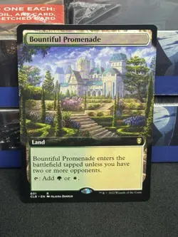 Bountiful Promenade Extended Art MTG Battle for Baldurs Gate CLB Unplayed NM 601 - Image 1