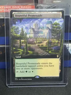 Bountiful Promenade Extended Art MTG Battle for Baldurs Gate CLB Unplayed NM 601 - Image 3