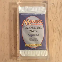 MTG Sealed Magic The Gathering English Legends Booster Pack - 1994 - Image 1