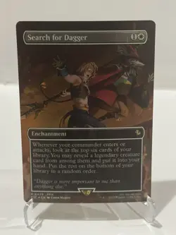 Search for Dagger (Borderless FOIL) MTG Commander: Final Fantasy - NM - Image 1