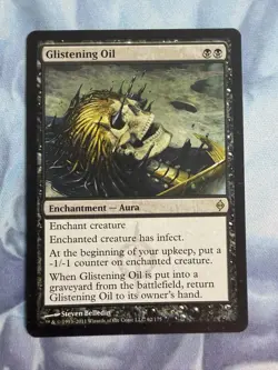 Glistening Oil - New Phyrexia - Magic the Gathering - MTG - Light Play - Image 1