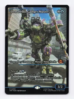 Donatello, Gadget Master Showcase Foil 0283 MTG Teenage Mutant Ninja Turtles TMT - Image 1