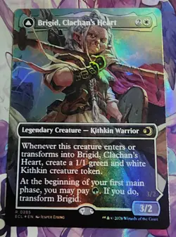 Mtg Lorwyn Eclipsed Brigid. Clachan's Heart Borderless NM Foil - Image 1