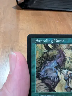 Magic: The Gathering Saproling Burst Rare Nemesis Enchantment Green Carl Critch… - Image 2