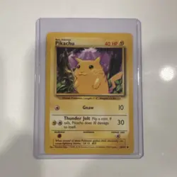 Pokemon Pikachu Base Set 58/102 40 HP Nintendo 1999 English Card - Image 1