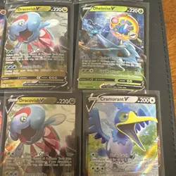 Pokemon Sword & Shield V Holo Card Lot (12) Boltund Drampa Wobbuffet - Image 3