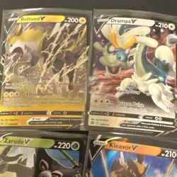 Pokemon Sword & Shield V Holo Card Lot (12) Boltund Drampa Wobbuffet - Image 5