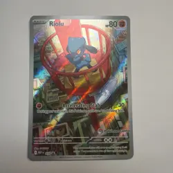Pokemon TCG Riolu Mega Evolution ETB Pokemon Center Exclusive Promo #010 - Image 1