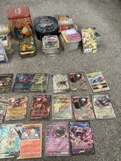 Pokemon Collection With Tins, V, Vstar, Vmax, X-Y Era Holos, Cans, Binder, Bulk - Image 3