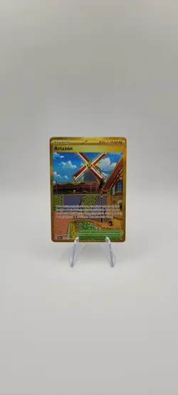 Pokemon TCG: Artazon 229/197 Obsidian Flames Full Art Gold Hyper Rare - NM - Image 2