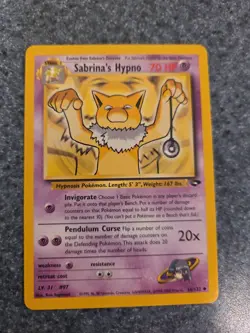 Pokemon TCG Sabrina's Hypno 56/132 Gym Challenge Regular Unlimited - LP - Image 1