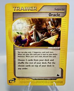 Oracle 138/144 Skyridge Common Pokemon e-Reader Card Light Play W/Umbreon 2003 - Image 1