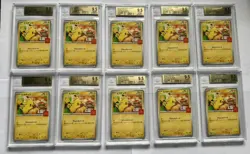 (10) ten - BGS 9.5 Pokemon Japanese McDonald's Pikachu Promos 020/M-P GEM MINT - Image 1