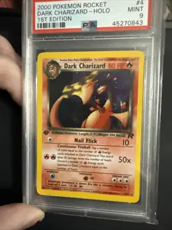 2000 Pokemon Dark Charizard 1st Edition PSA 9 MINT HOLO 4/82 Team Rocket - Image 2