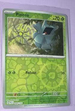 Pokemon - Pineco - 004/193 - Reverse Holo - Paldea Evolved - NM/M - Image 1
