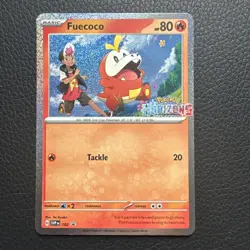 Pokemon Scarlet Violet Black Star Promo HORIZONS Stamp SVP192 Fuecoco - Image 1
