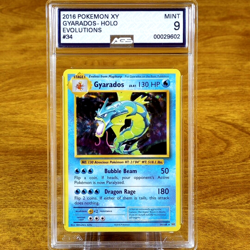 Pokemon XY Evolutions Gyarados 34/108 AGS Mint 9 Holo Rare 2016 - Image 1