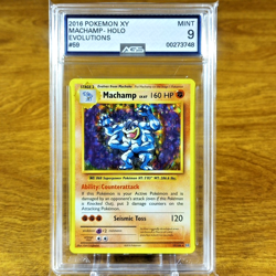 Pokemon XY Evolutions Machamp 59/108 AGS Mint 9 Holo Rare 2016 - Image 1