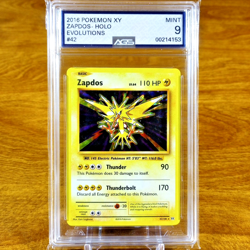 Pokemon XY Evolutions Zapdos 42/108 AGS Mint 9 Holo Rare 2016 - Image 1