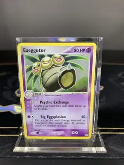 Pokemon Card Ex FireRed LeafGreen Exeggutor 5/112 2004 Non Reverse Holo DMG - Image 1