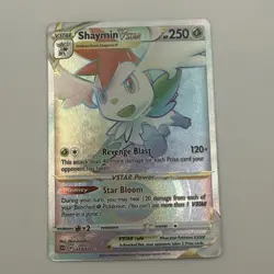 Pokemon TCG Shaymin VSTAR 173/172 NM Rainbow Secret Rare Brilliant Stars 2022 - Image 1