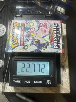 (1x) 22.77 HEAVY🔥 FAT Prismatic Evolutions Booster Pack Sealed! Pokemon PRE S&V - Image 1