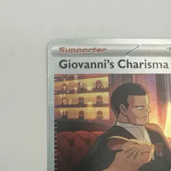 Pokemon Giovanni's Charisma 204/165 NM Sv: Scarlet & Violet 151 Holo - Image 4