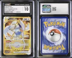 CGC 10 GEM MINT Lugia VSTAR 211/195 Silver Tempest Secret Rare 2022 Pokemon - Image 1