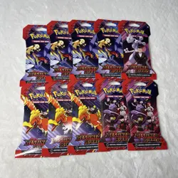 10x Pokemon Scarlet & Violet Destined Rivals Sleeved Booster Packs New & Sealed - Image 1