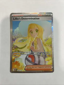 Lillie's Determination 184/132 Me01: Mega Evolution Holo 2025 Pokemon SP - Image 1