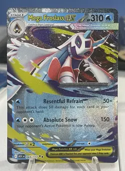 Mega Frosslass EX 047/217 Ascended Heroes Holo Ultra Rare English Pokemon NM - Image 1