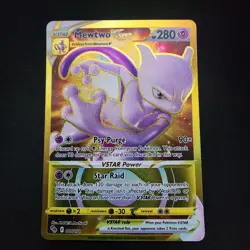 Pokemon Mewtwo VSTAR (86) (Secret) Pokemon GO 086/078 Secret Rare NM - Image 1