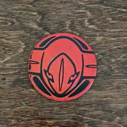 Nintendo Pokemon TCG Deoxys Flip Coins Red Black - Image 1