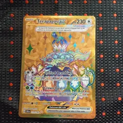 Terapagos ex 173/142 Stellar Crown Gold Hyper Rare - Pokemon - Image 1