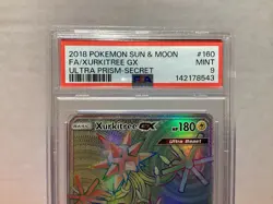 2018 Xurkitree GX Secret Rare Sun And Moon PSA 9 Pokemon TCG - Image 2