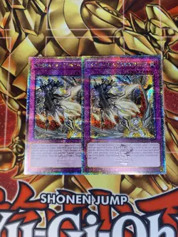 YuGiOh! 2x Dogmatika Punishment RA01-EN076 Quarter Century Secret Rare - NM - Image 1