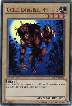 Yu-Gi-Oh : Gazelle, Roi des Betes Mythiques | LCYW-FR012 | Commune | NM | FR - Image 1