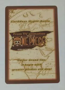 One Piece Card Luffy C04 Hyper Battle Carddass Japanese - Image 2