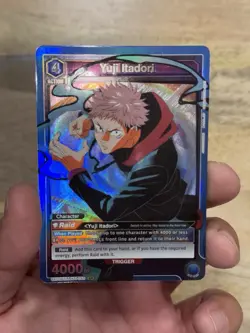 Bandai Union Arena Yuji Itadori SR Holo Action Card UE03BT/JJK-1-040 4000 BP - Image 1