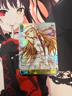 Weiss Schwarz Sword Art Online SAO/S20-006R RRR Asuna, Dozing Off Japanese - Image 1