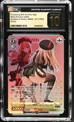 Weiss GRADED Proceeding With the Plan Rapi PE03 NIKKE P PRISTINE 10 BLACK LABEL - Image 1